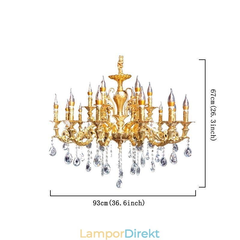 Kristallkrona Modern Lyx Taklampor Hembelysning Dekorationsljus