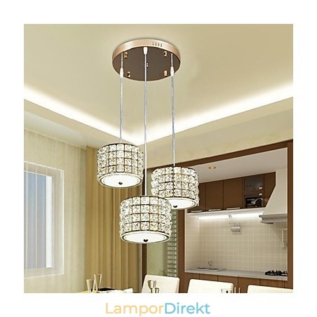 Single 3 Light Crystal Pendel Light Droplight Single 3 Light Crystal Pendel Light Droplight