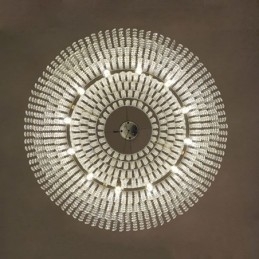 Modern Kristallkrona Europeiska Lyxiga Dekorativa Taklampa Med 12 Lampor
