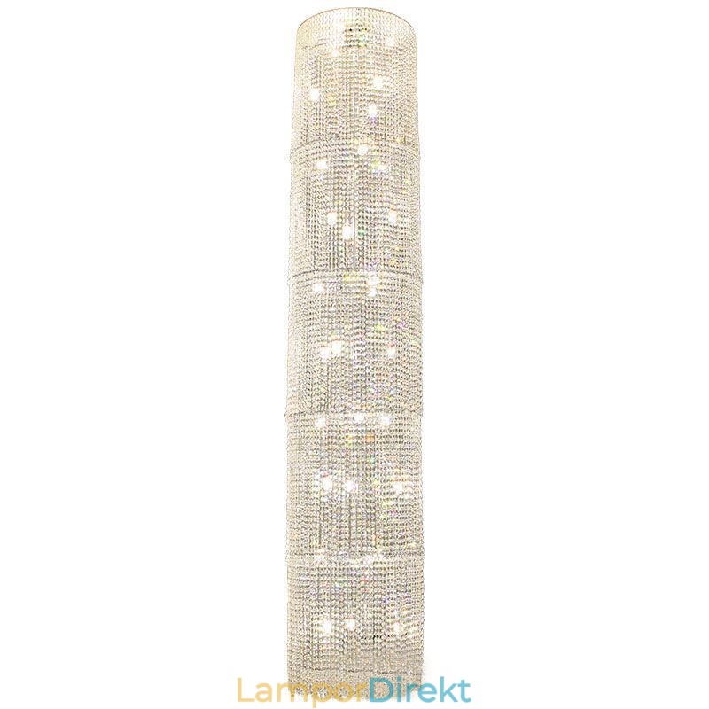 Lyxig Kristallkrona Modern Dekoration Taklampa Med 36 Lampor