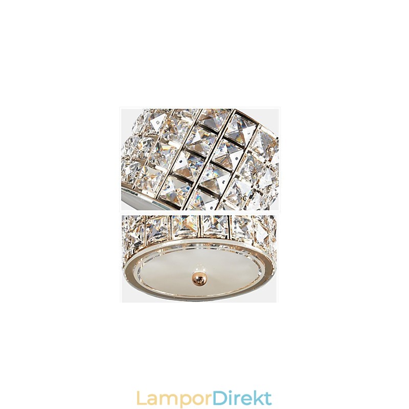 Single 3 Light Crystal Pendel Light Droplight