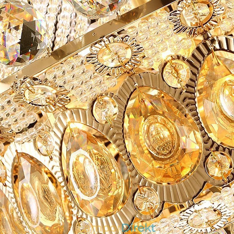 Modern Guld Empire Ljuskrona Enkel Kristall Hänglampa