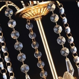 Lyxig Kristallkrona Modern Elegant Pendellampa