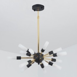 Nordic Pendel Light Creative Rund Ljuskrona Lampa