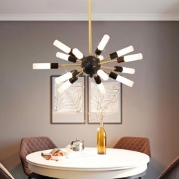 Nordic Pendel Light Creative Rund Ljuskrona Lampa