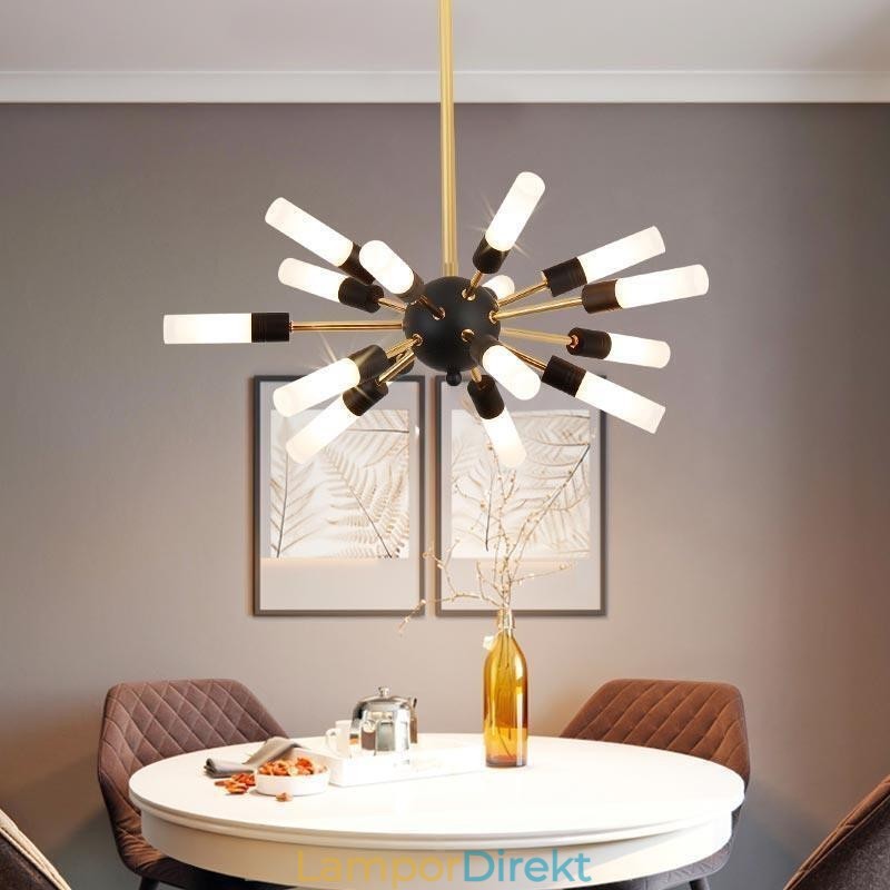 Nordic Pendel Light Creative Rund Ljuskrona Lampa