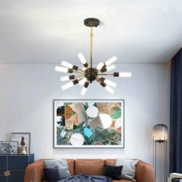 Nordic Pendel Light Creative Rund Ljuskrona Lampa