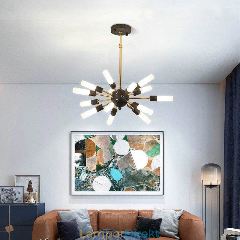 Nordic Pendel Light Creative Rund Ljuskrona Lampa