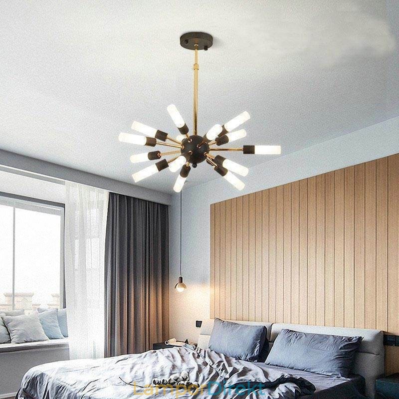 Nordic Pendel Light Creative Rund Ljuskrona Lampa