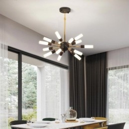 Nordic Pendel Light Creative Rund Ljuskrona Lampa