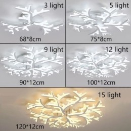 Infälld Modern Minimalistisk Taklampa På Horn
