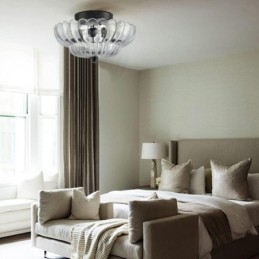 Modern Simple Flush Mount Lotus Base Taklampa