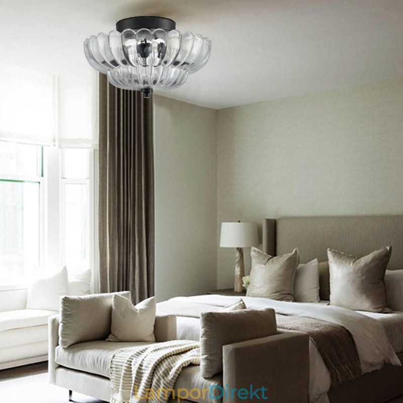 Modern Simple Flush Mount Lotus Base Taklampa