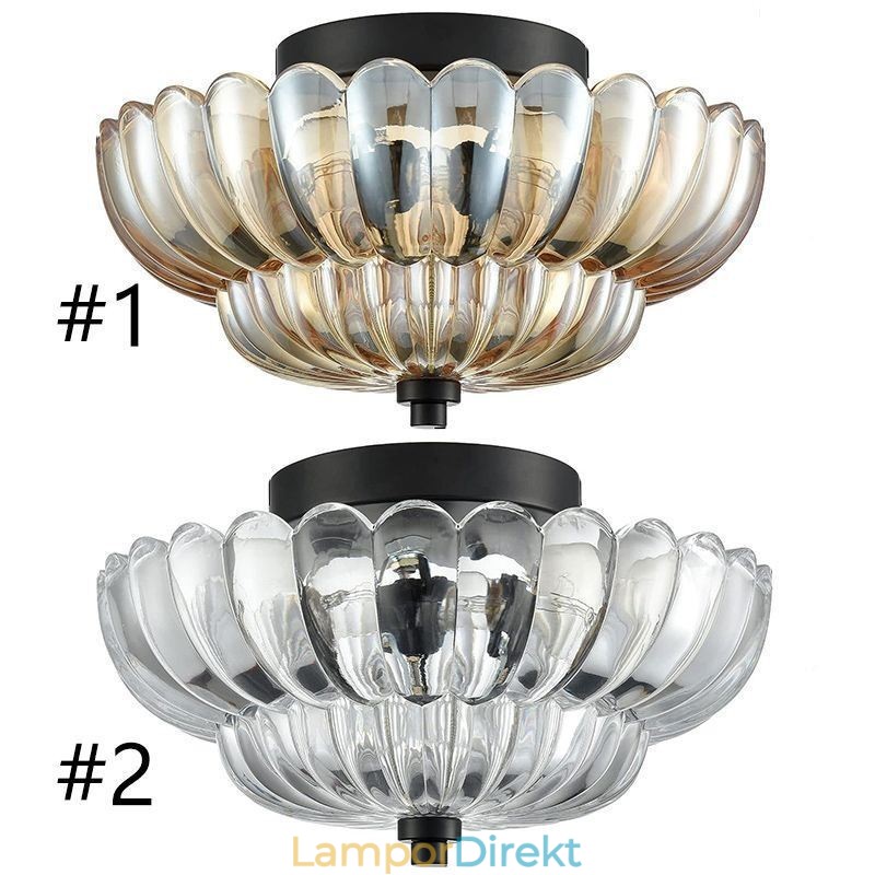 Modern Simple Flush Mount Lotus Base Taklampa