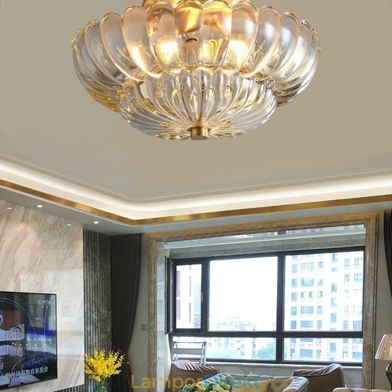 Modern Infälld Lotus Base Taklampa