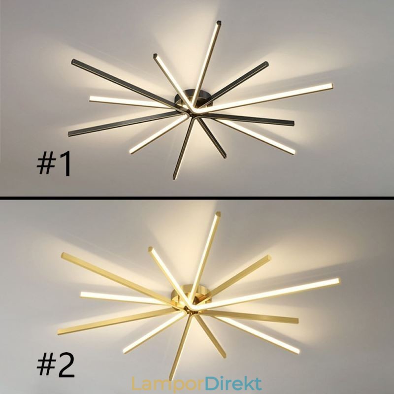 Flush Mount Modern Minimalist Fireworks Taklampa
