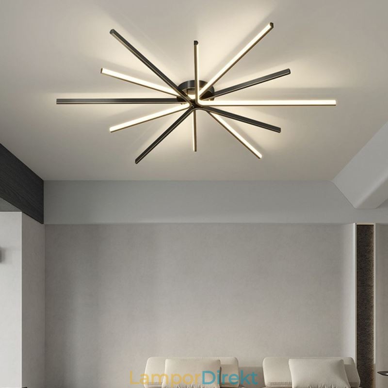 Flush Mount Modern Minimalist Fireworks Taklampa