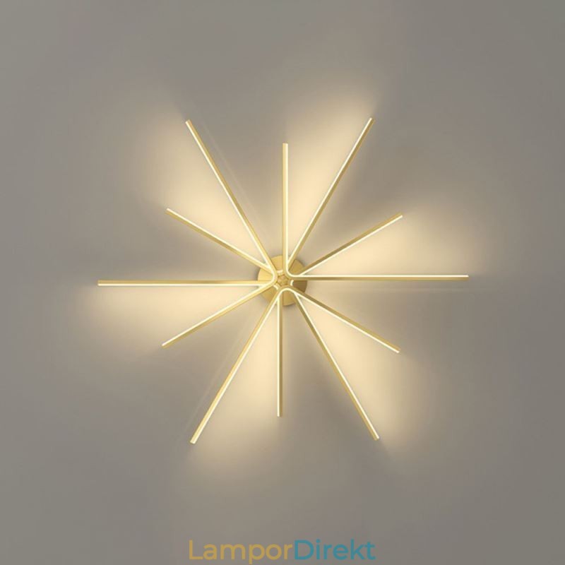 Flush Mount Modern Minimalist Fireworks Taklampa