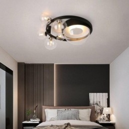 Flush Mount Modern Minimalistisk Dekorativ Taklampa I Glas