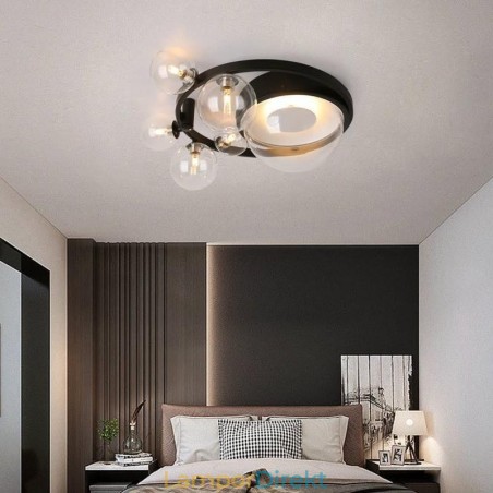 Flush Mount Modern Minimalistisk Dekorativ Taklampa I Glas Flush Mount Modern Minimalistisk Dekorativ Taklampa I Glas