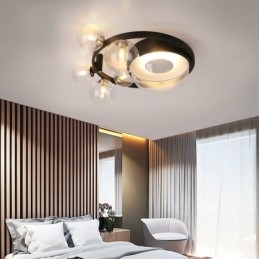 Flush Mount Modern Minimalistisk Dekorativ Taklampa I Glas