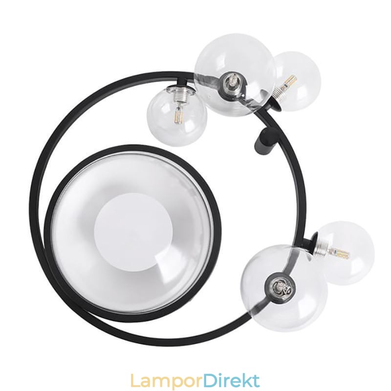 Flush Mount Modern Minimalistisk Dekorativ Taklampa I Glas