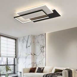 Infälld Minimalistisk Fyrkantig Taklampa I Akryl