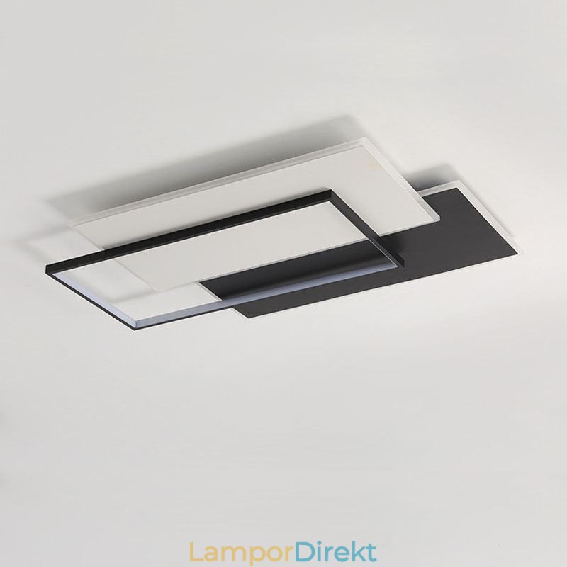 Infälld Minimalistisk Fyrkantig Taklampa I Akryl