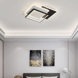 Infälld Minimalistisk Akryl Fyrkantig Taklampa 40 50Cm