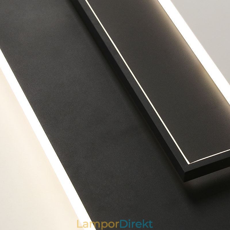 Infälld Minimalistisk Akryl Fyrkantig Taklampa 40 50Cm