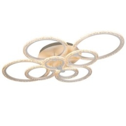 Flush Mount Modern Minimalistisk Circle Acrylic Flower Taklampa