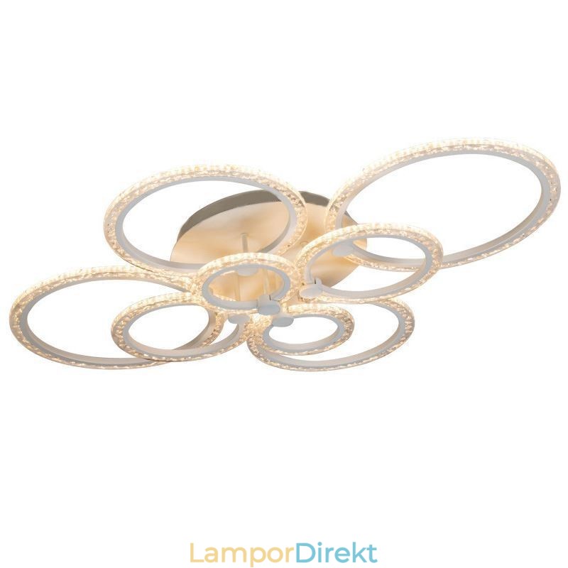 Flush Mount Modern Minimalistisk Circle Acrylic Flower Taklampa