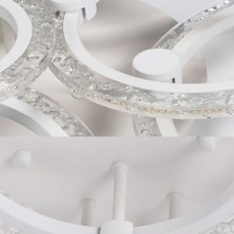 Flush Mount Modern Minimalistisk Circle Acrylic Flower Taklampa