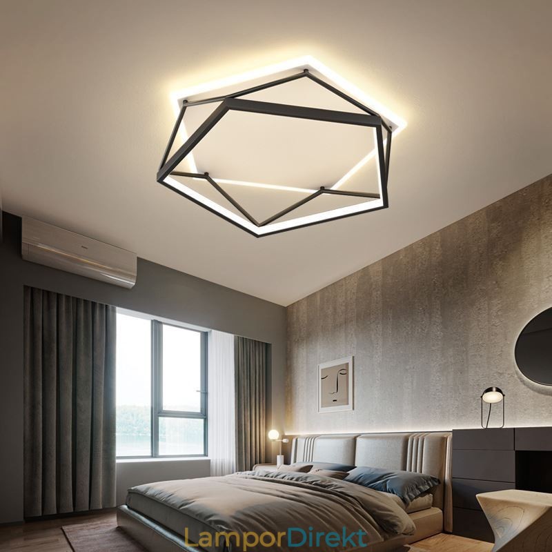 Flush Mount Hollow Tredimensionell Taklampa 55Cm