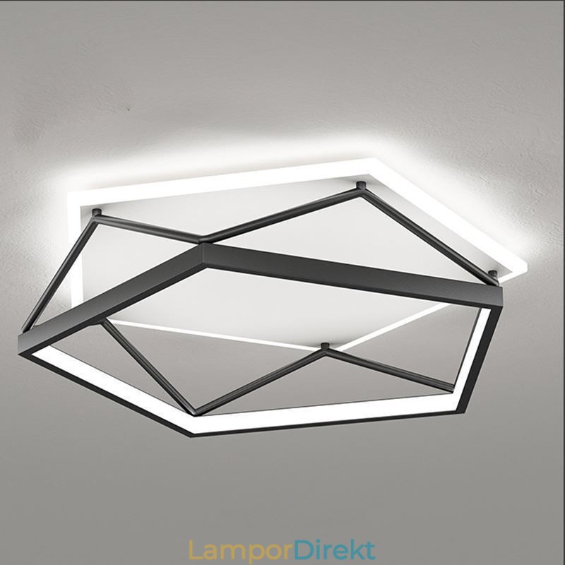 Flush Mount Hollow Tredimensionell Taklampa 55Cm