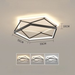 Flush Mount Hollow Tredimensionell Taklampa 55Cm