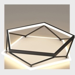 Flush Mount Hollow Tredimensionell Taklampa 55Cm