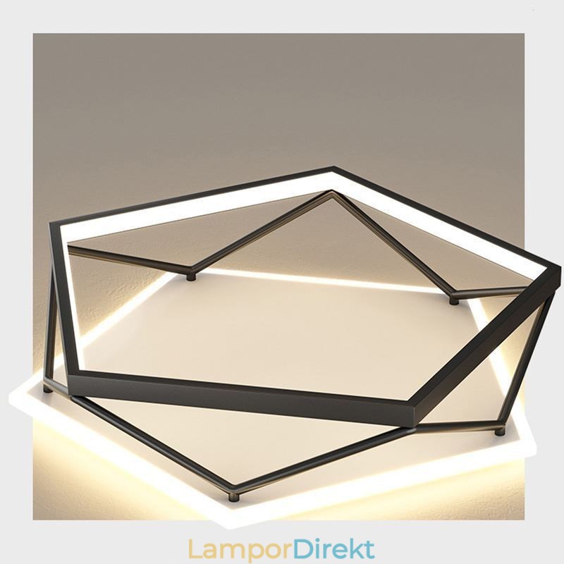 Flush Mount Hollow Tredimensionell Taklampa 55Cm
