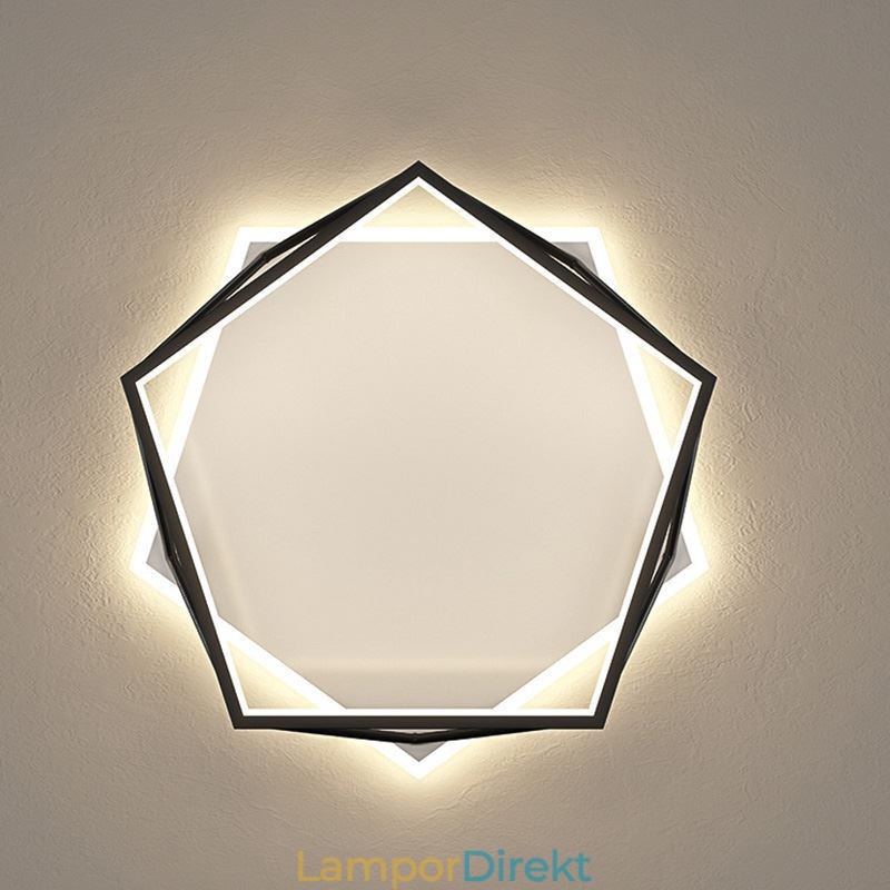 Flush Mount Hollow Tredimensionell Taklampa 55Cm