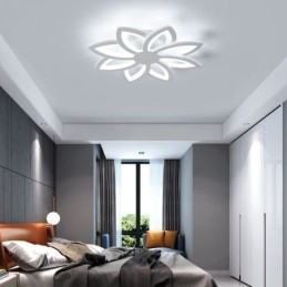 Flush Mount Iögonfallande Akrylblomma Taklampa 55Cm