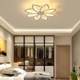 Flush Mount Iögonfallande Akrylblomma Taklampa 55Cm