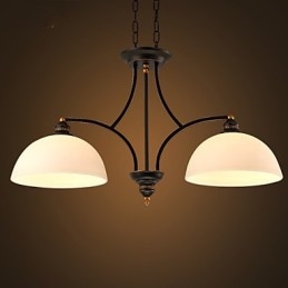 Retro Minimalistiska Taklampor Europeisk Stil Glastaklampor Lampa