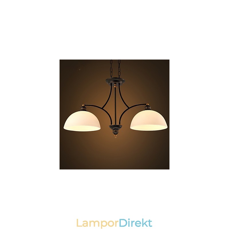 Retro Minimalistiska Taklampor Europeisk Stil Glastaklampor Lampa