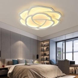 Flush Mount Modern Simple Rose Akryl Taklampa 52Cm