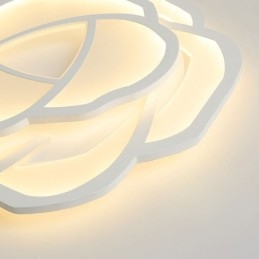 Flush Mount Modern Simple Rose Akryl Taklampa 52Cm