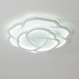 Flush Mount Modern Simple Rose Akryl Taklampa 52Cm