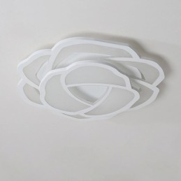 Flush Mount Modern Simple Rose Akryl Taklampa 52Cm