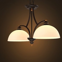 Retro Minimalistiska Taklampor Europeisk Stil Glastaklampor Lampa