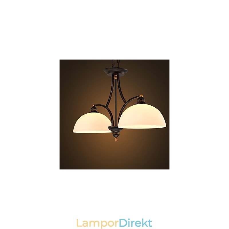 Retro Minimalistiska Taklampor Europeisk Stil Glastaklampor Lampa