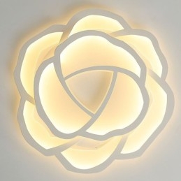 Flush Mount Modern Simple Rose Akryl Taklampa 52Cm